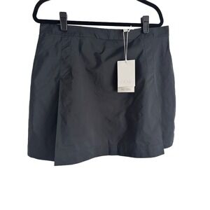 COS Women's Size-L Black‎ High-Waisted A-Line Skirt, Zipper Closure